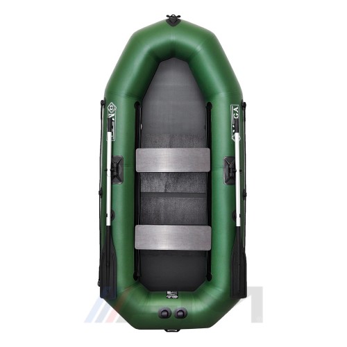 OMEGA - Надуваема гребна лодка с твърдо дъно 270 LST PS Pro зелена